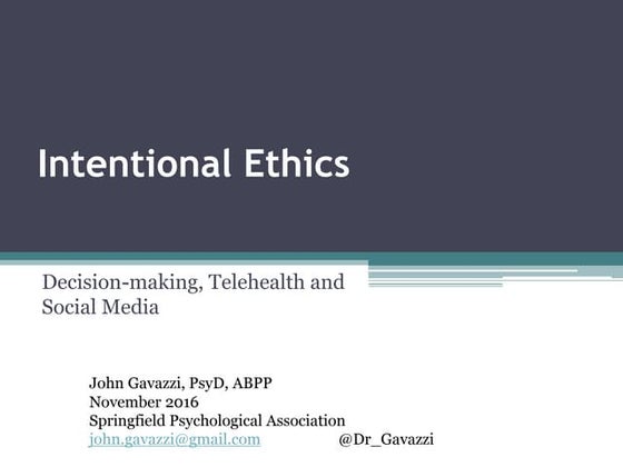 Ethical decision making (corey et al) | PDF