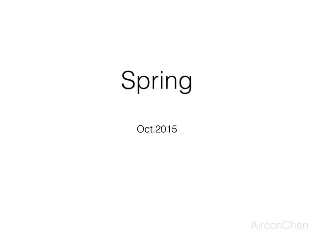 Spring framework