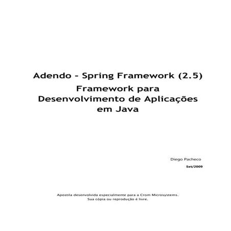 Spring framework 2.5