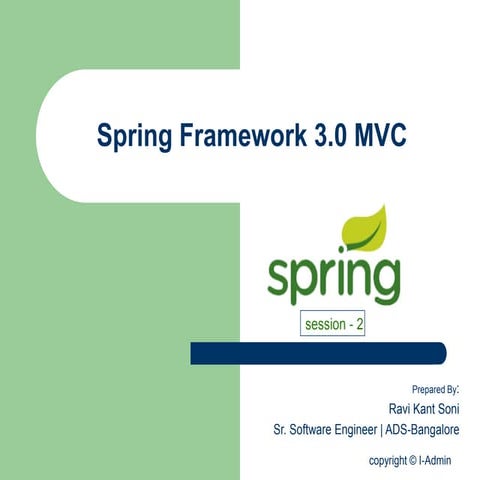 Spring MVC 3.0 Framework (sesson_2) | PPT