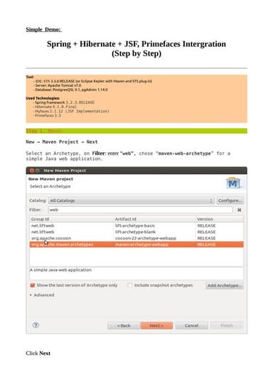 Spring hibernate jsf_primefaces_intergration