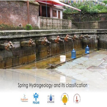 Spring hydrogeology and its classification