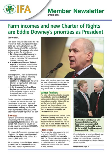 Spring IFA Newsletter