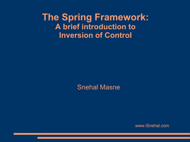 Spring IOC