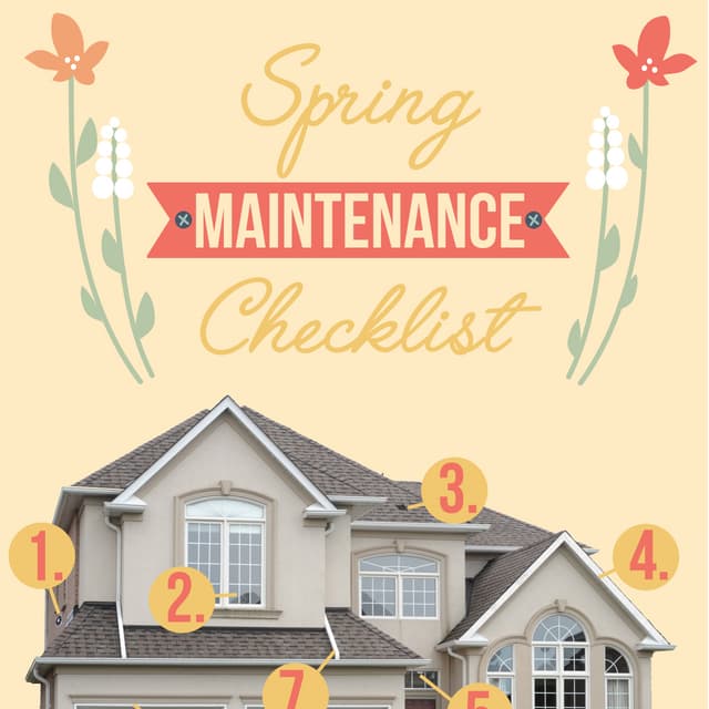 Spring maintenance checklist 