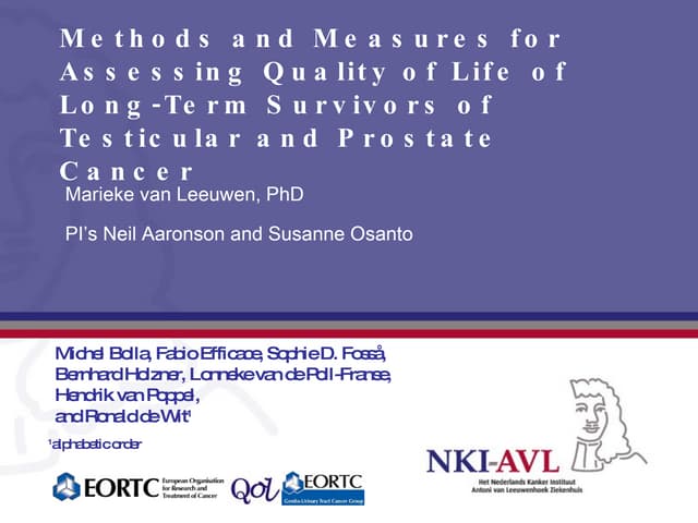 Spring Meeting Eortc