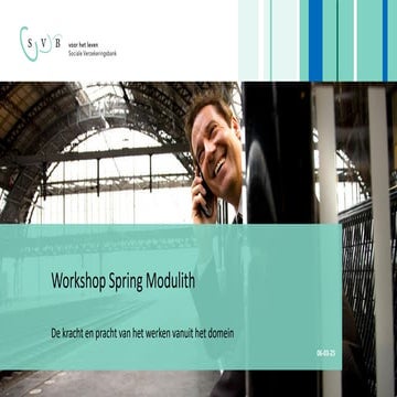 Spring modulith workshop SVB door Jonathan Stronkhorst | PPT