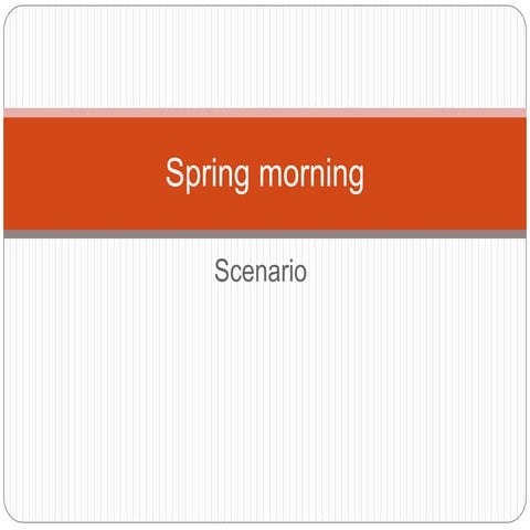 Spring morning | PPTX