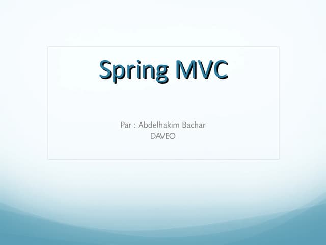 Spring MVC