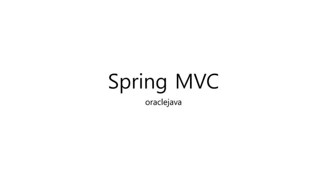 Springmvc
