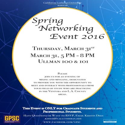Spring networking event