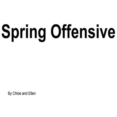 Spring offensive2 | PPT