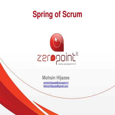 Spring of Scrum