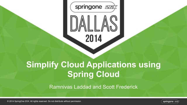 Simplify Cloud Applications using S...