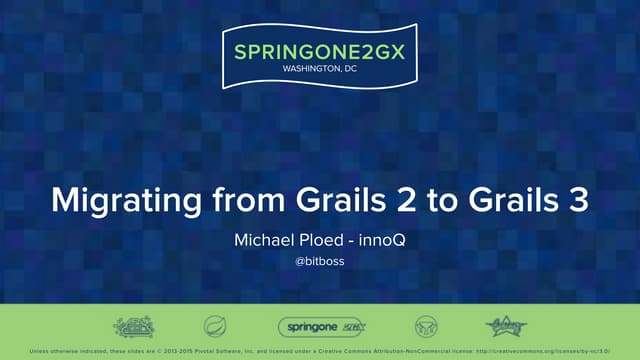 Migrating from Grails 2 to Grails 3