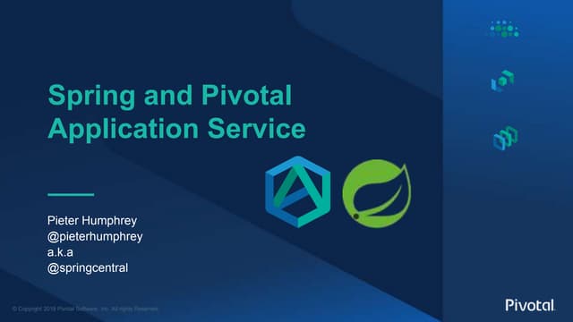 SpringOne Tour Denver - Spring Boot & Spring Cloud on Pivotal Application Ser...
