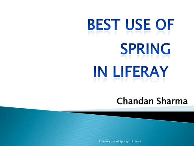 Spring presentation