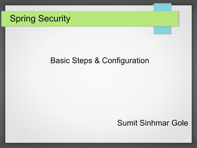 Spring Security
