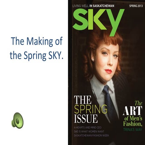 Spring sky in motion