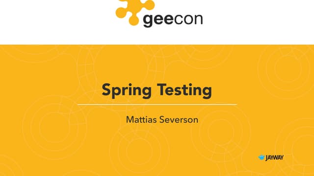 GeeCON 2014 - Spring Testing