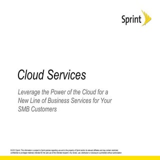 Sprint - Cloud Services