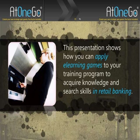 How to use SPRINT! elearning games for retail banking