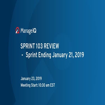 Sprint 103