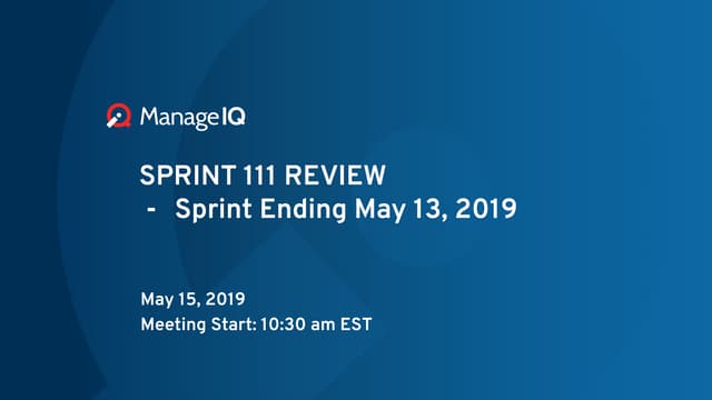 Sprint 111
