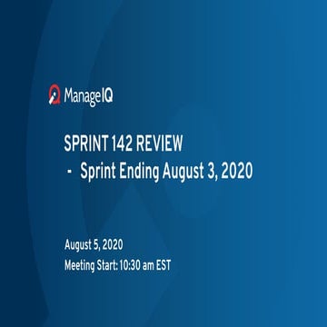 Sprint 142