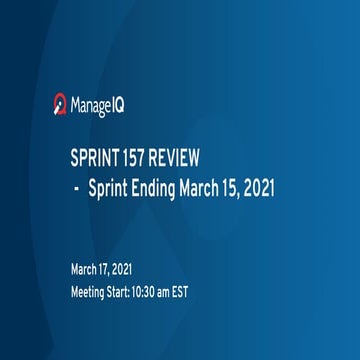 Sprint 157