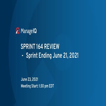 Sprint 164