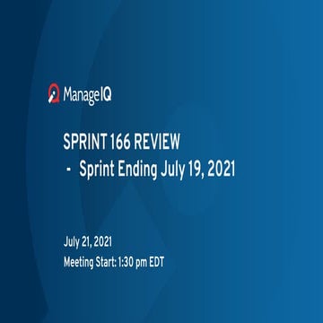 Sprint 166