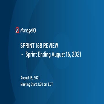 Sprint 168