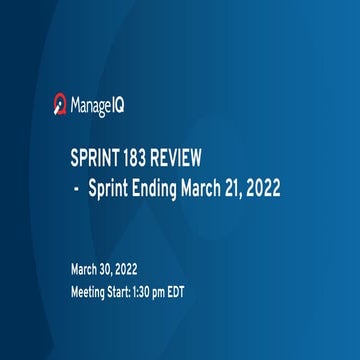 Sprint 183