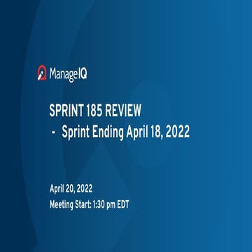 Sprint 185