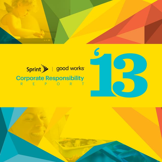 Sprint 2013 Corporate Responsibility Report