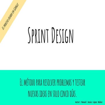Sprint Design | PDF