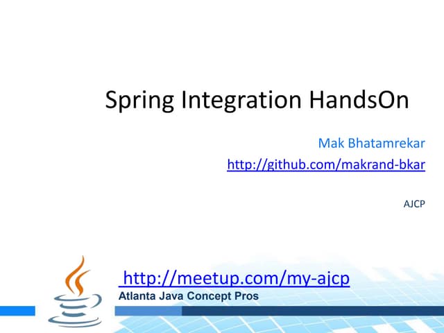 Sprintintegration ajip
