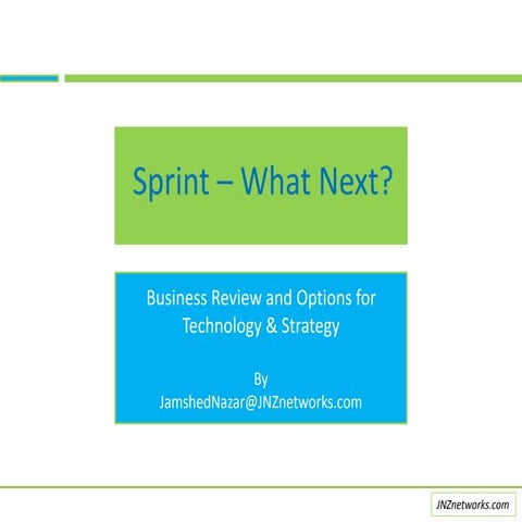 Sprint – Strategy Analysis by JNZnetworks.com