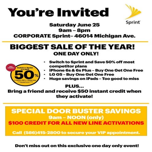 Sprint Super Sale
