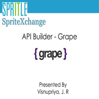 Building an API using Grape