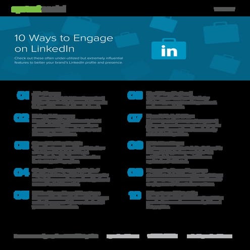 Ways to Engage - LinkedIn