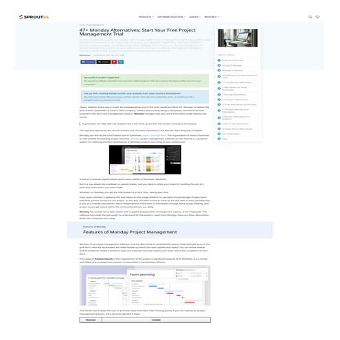 Top Monday.com Alternatives for Project Management | PDF