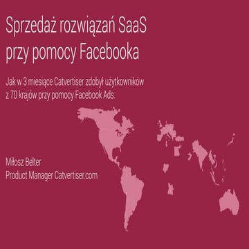 Sprzeda  saa s via facebook-catvertiser_mi-osz belter