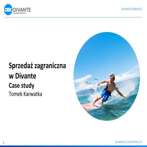 Sprzeda  zagraniczna case study divante-tomasz karwatka