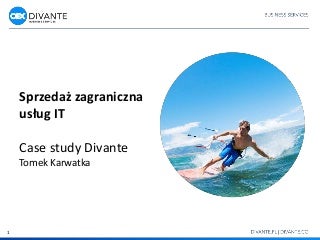 Sprzedaż zagraniczna usług IT w Divante