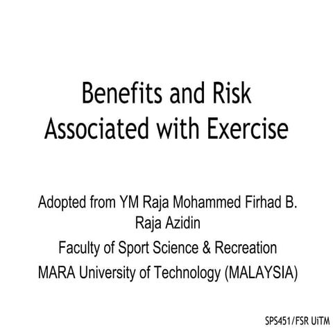 Sps451 t11 exercise for special population | PDF