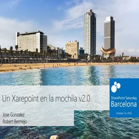 Spsbcn: Un Xarepoint en tu mochila v2.0