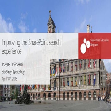 SPSBE - Improving your SharePoint search experience