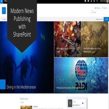 SPSDENORTH18 - Modern News Publishing with SharePoint